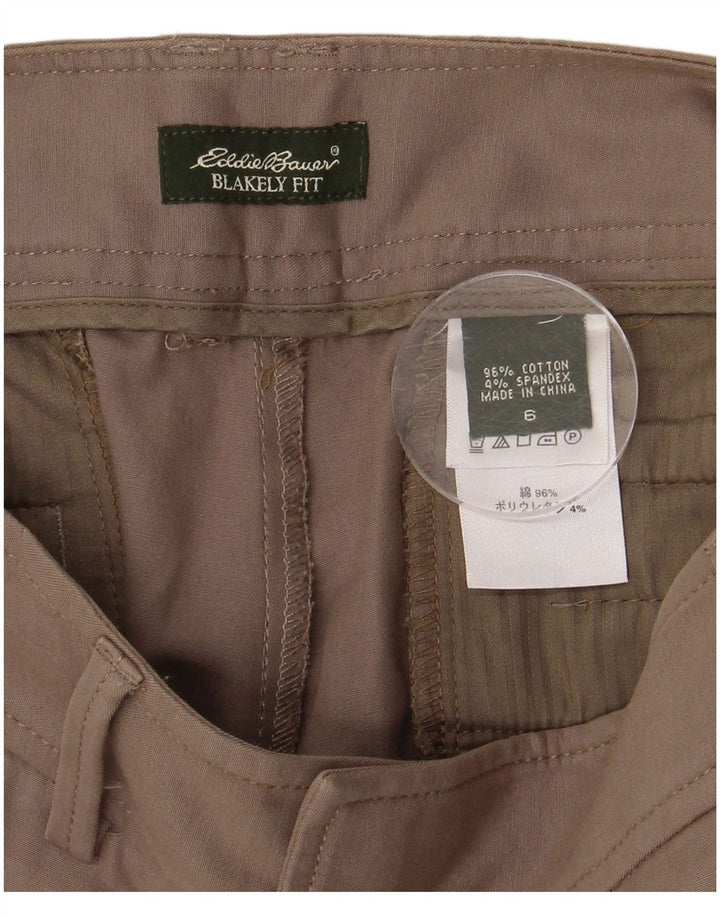 EDDIE BAUER Pantalon décontracté Blakely Fit pour femme US 6 Medium W30 L30 Marron