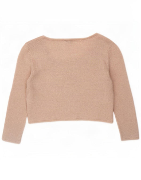Topshop Cardigan court pour femme UK 14 Acrylique rose moyen