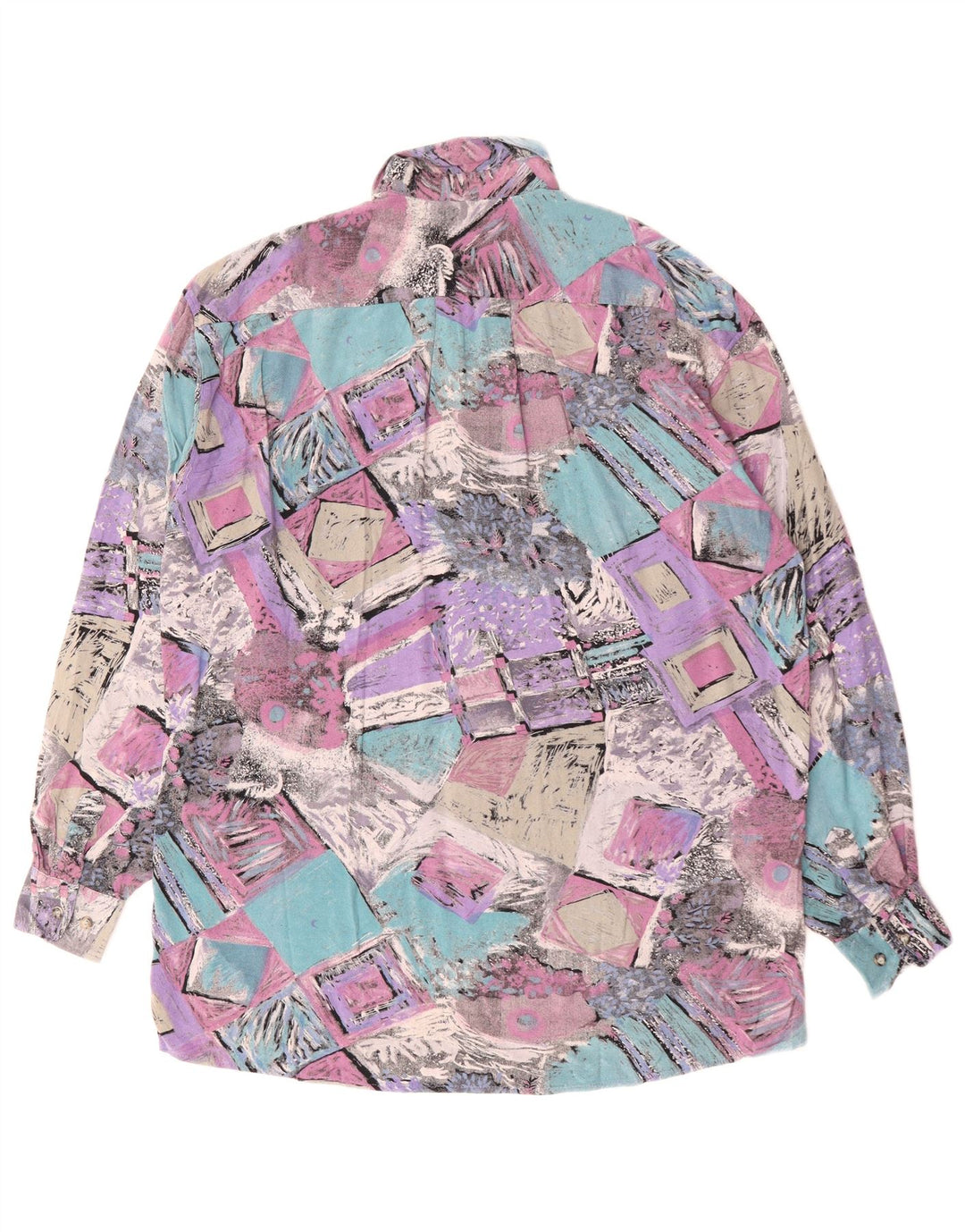 DORNBUSCH Chemise Homme Taille 39/40 Medium Multicolore Patchwork Viscose