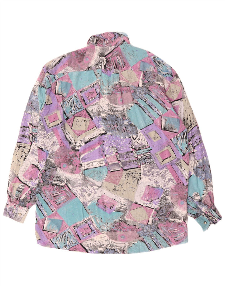 DORNBUSCH Chemise Homme Taille 39/40 Medium Multicolore Patchwork Viscose