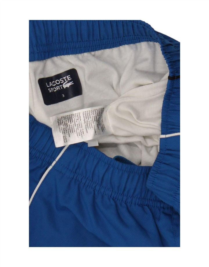Lacoste Short de sport homme taille 3 petit bleu polyester
