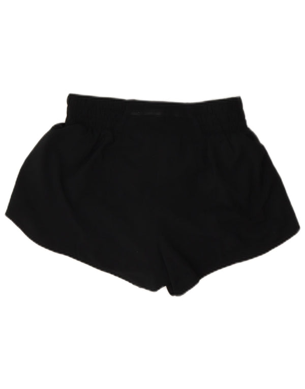 Nike Short de sport Dri Fit pour femme UK 8 Small Noir Polyester