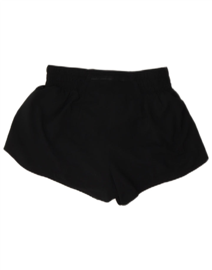 Nike Short de sport Dri Fit pour femme UK 8 Small Noir Polyester