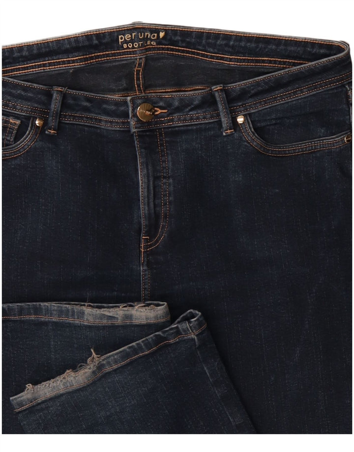 Marks & Spencer Jean Bootcut Per Una Femme W36 L31 Bleu Marine