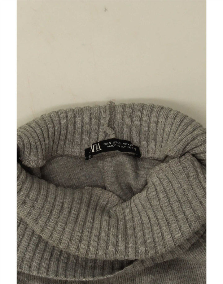 Zara Womens Vest Débardeur UK 10 Petit Gris