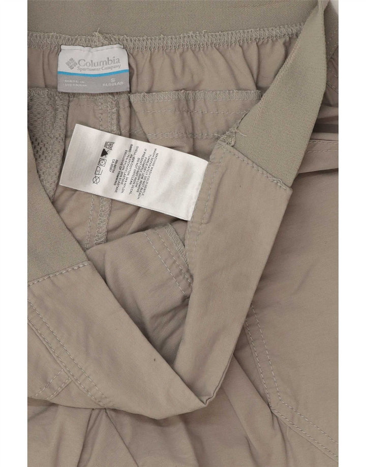 Columbia Short Chino Coupe Regular Femme Petit W28 Gris Coton