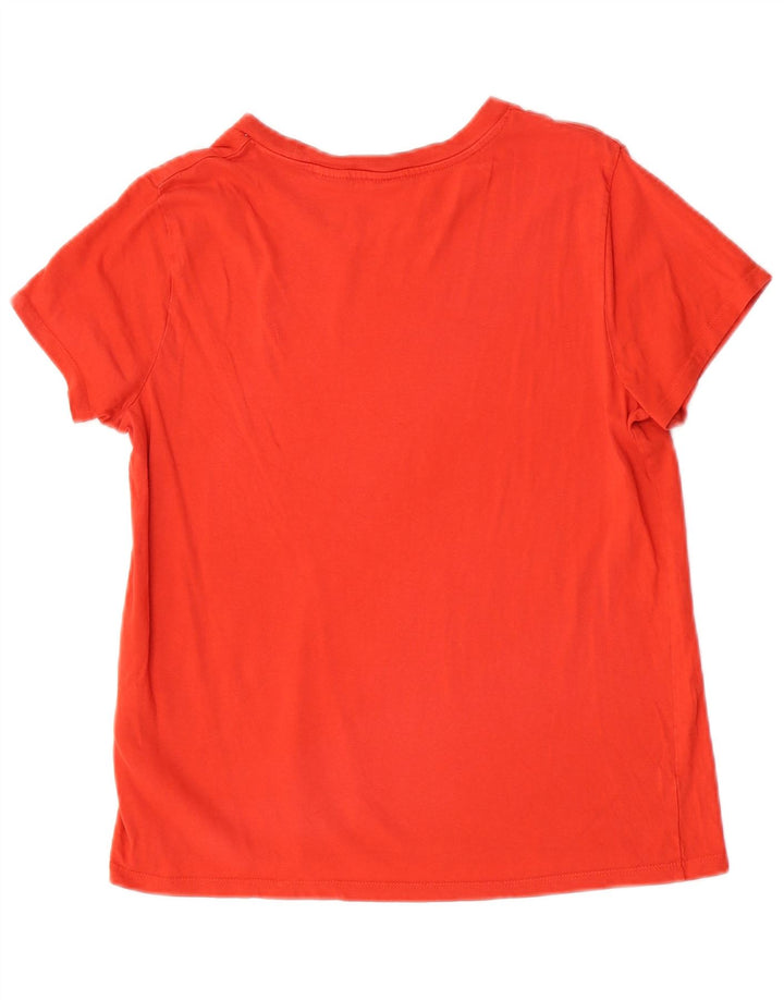 Levi's T-Shirt Femme UK 12 Rouge Moyen Coton
