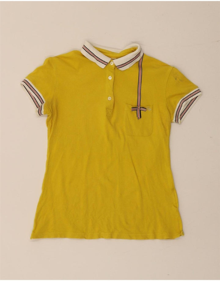 Fay Polo Femme UK 12 Jaune Moyen