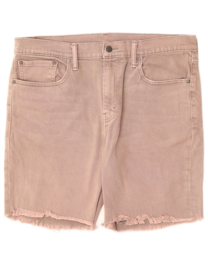 LEVI'S Short en Jean 511 W36 Homme Gris Moyen