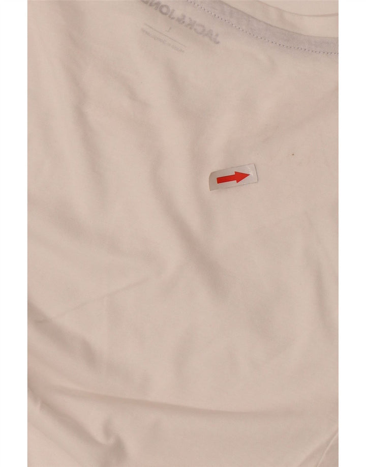 Jack & Jones T-Shirt Homme Grand Blanc Coton