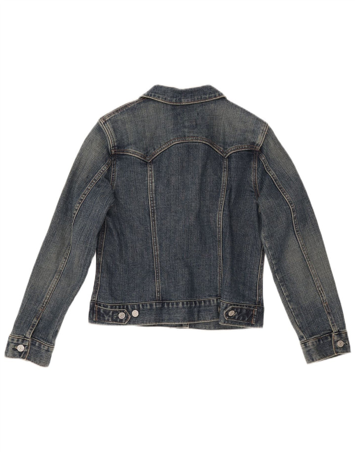 GAP Veste en jean courte pour femme UK 10 Small Bleu