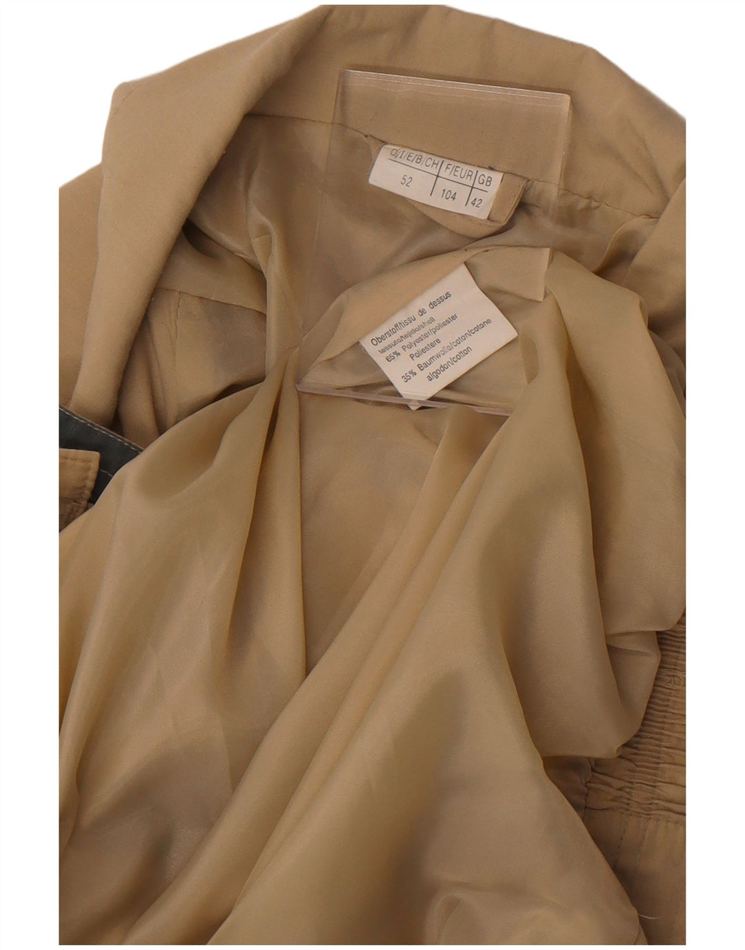 Veste Bomber Homme Vintage UK 42 XL Kaki Polyester