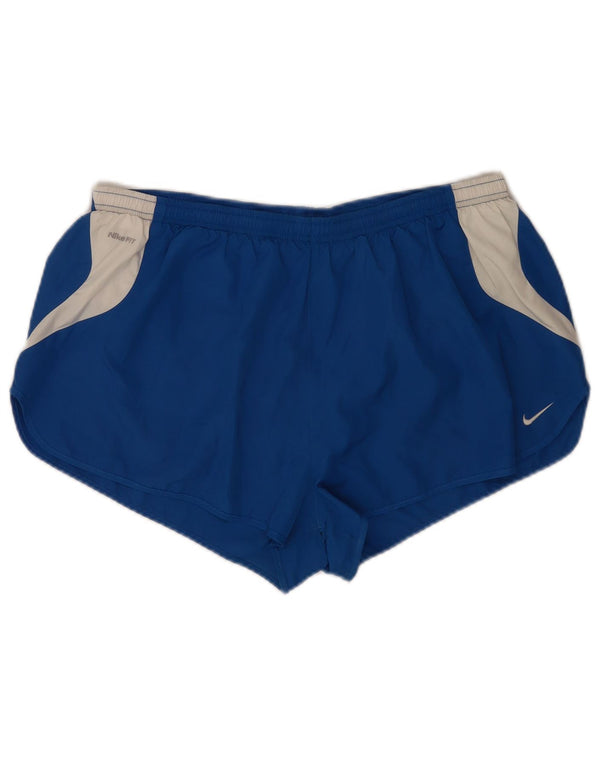 Nike Short de bain XL pour homme Bleu Colorblock Polyester