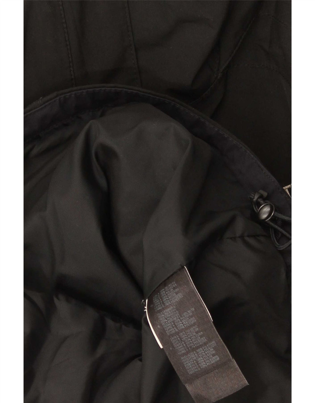 The North Face Veste coupe-vent surdimensionnée à capuche pour femme UK 10 Small Noir