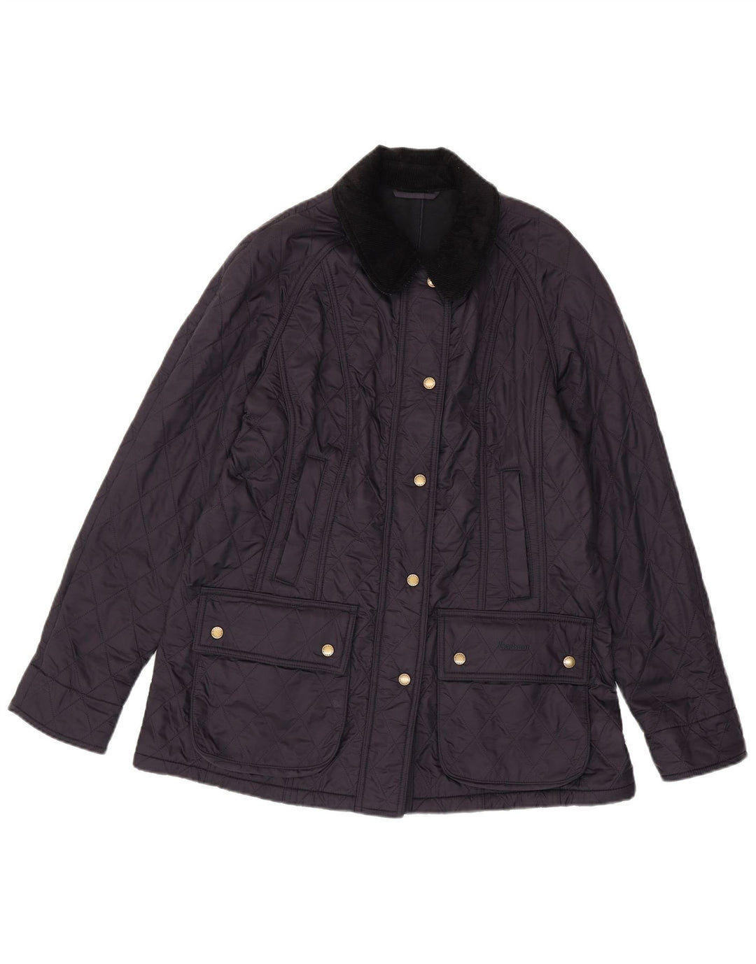 Barbour Veste matelassée pour femme UK 14 Large Bleu marine