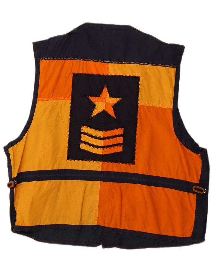 OCEAN STAR Gilet utilitaire graphique pour hommes IT 50 Large bleu marine colour block