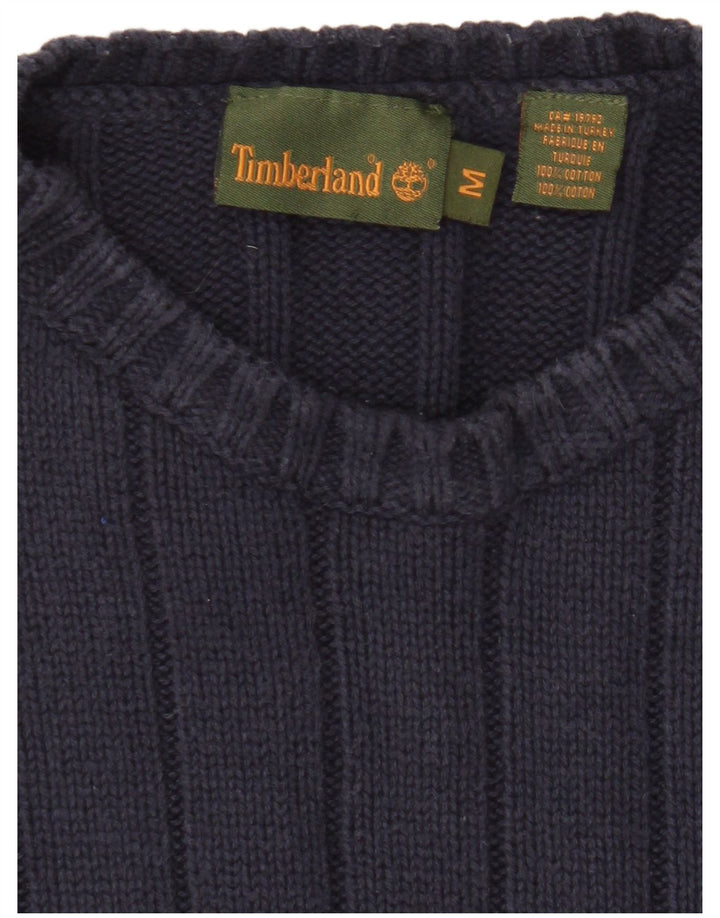 Timberland Pull Ras du Cou Homme Bleu Marine Moyen Coton