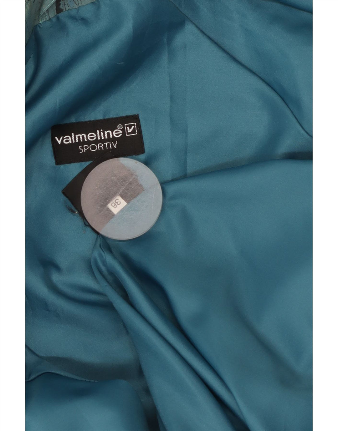 VALMELINE Manteau surdimensionné pour femme EU 36 Petit Bleu Colorblock