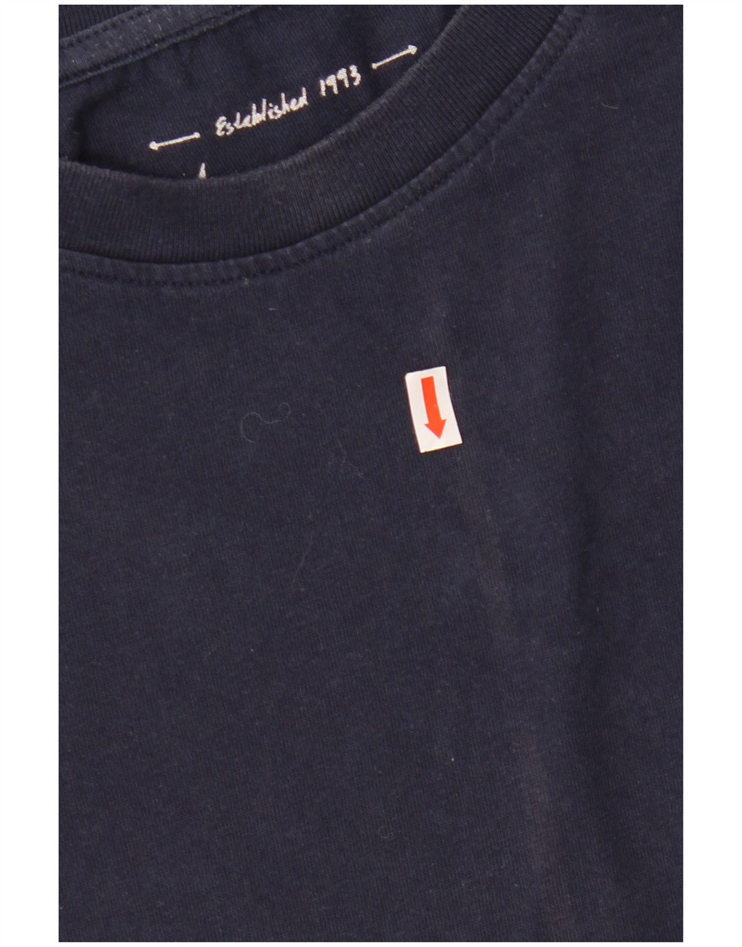 WEIRD FISH T-Shirt graphique homme haut 2XL bleu marine coton