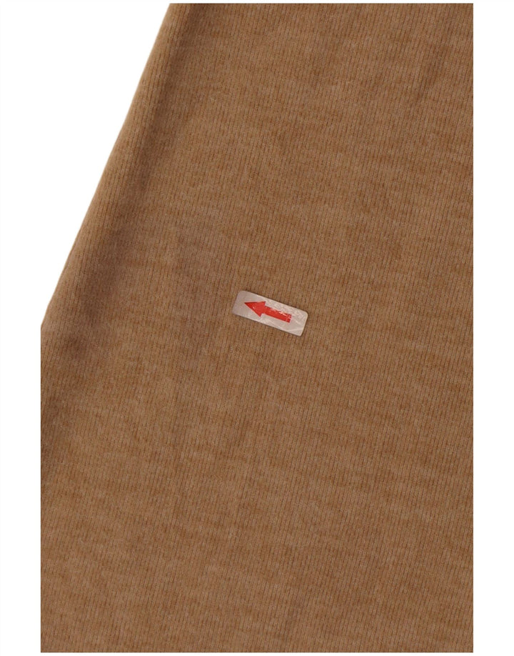 Zara Robe droite pour femme UK 8 Petit coton beige