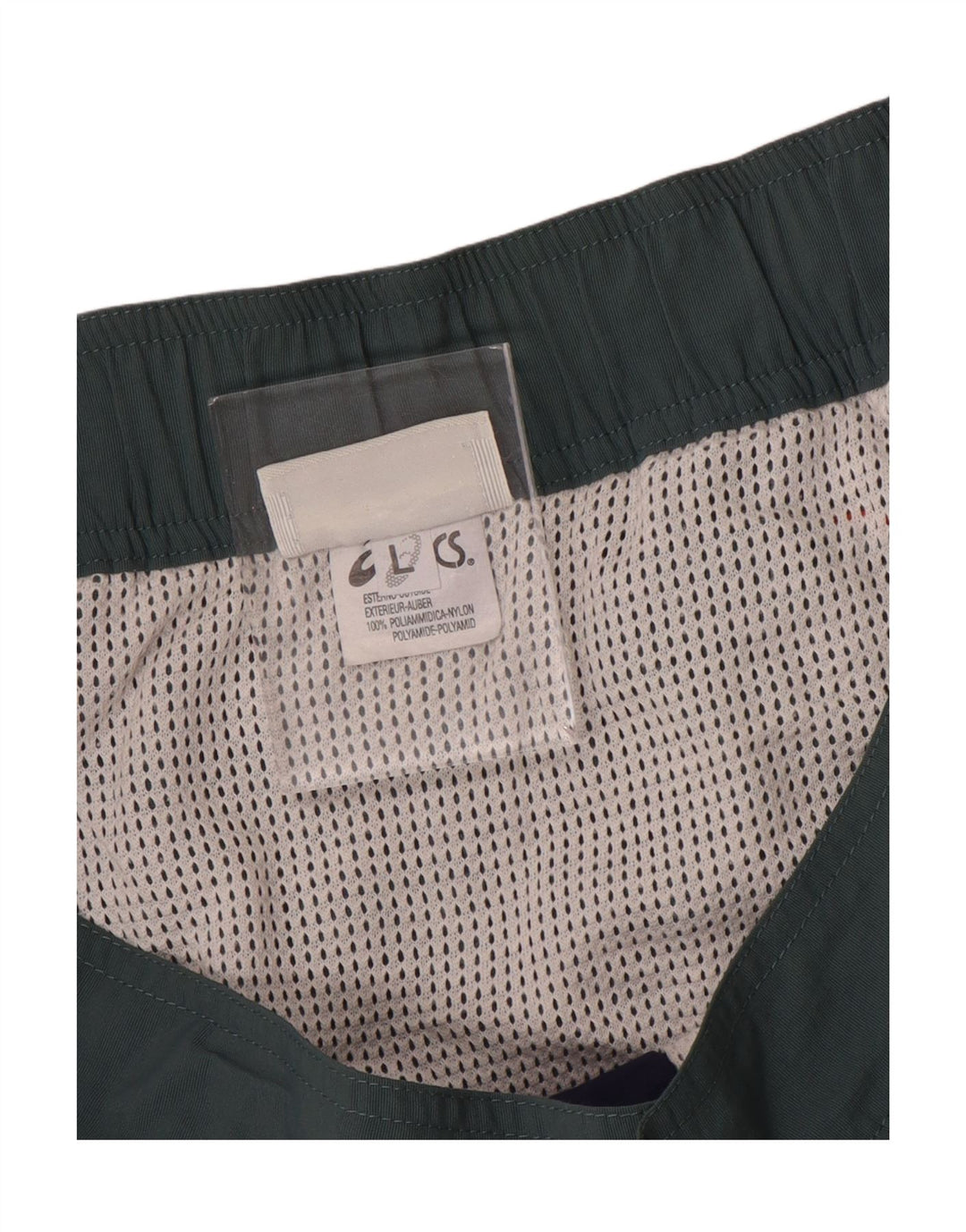 ASICS Short de bain graphique pour hommes, grand, en nylon color block, bleu marine