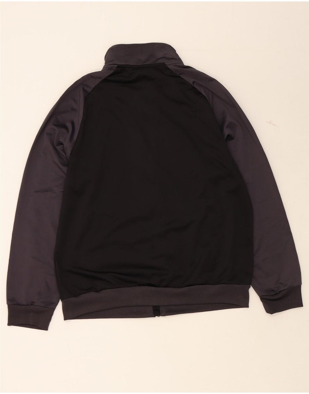 LOTTO Mens Tracksuit Top Jacket Large Black Colourblock Polyester Vintage Lotto and Second-Hand Lotto from Messina Hembry 