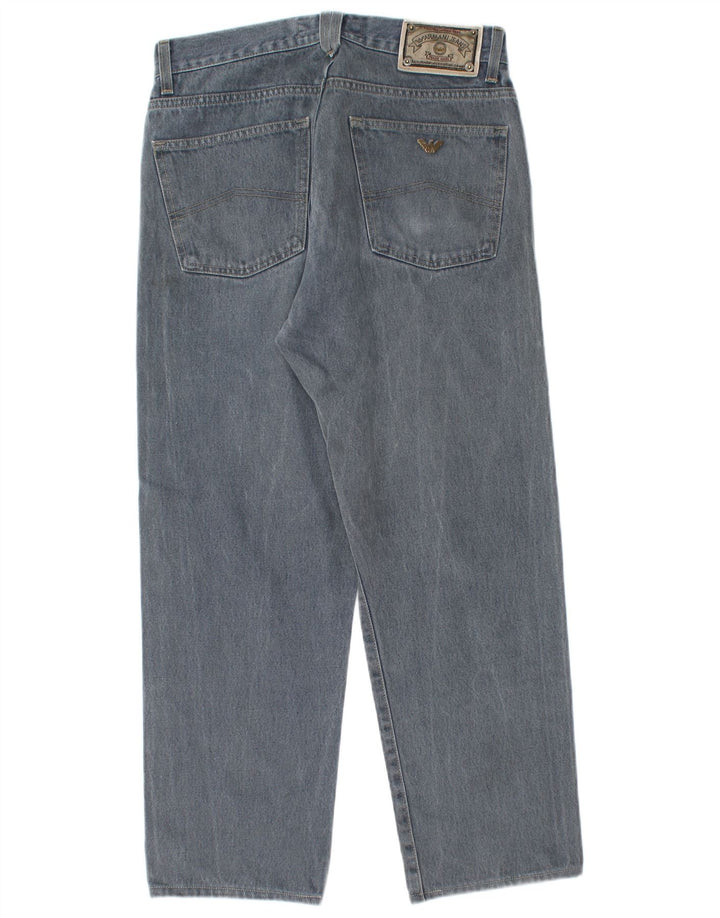 Armani Jean droit W33 L27 bleu coton homme