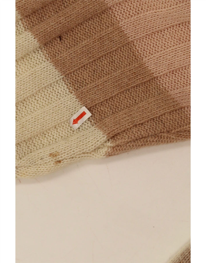 Stefanel Pull col bateau pour homme 2XL Multicolore Géométrique