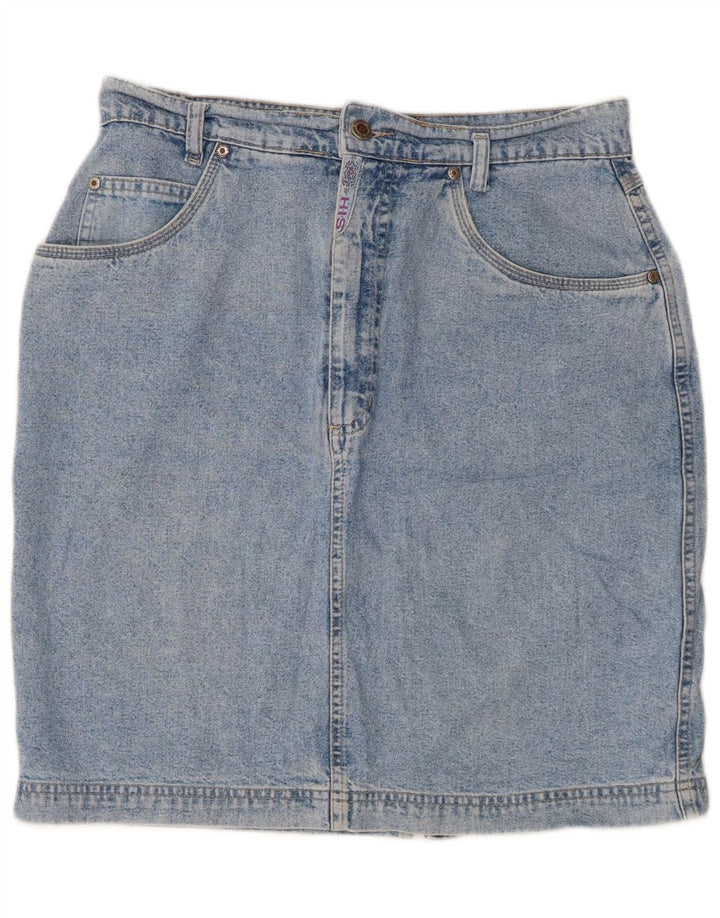 H.I.S Jupe en jean pour femme IT 44 Medium W30 Bleu