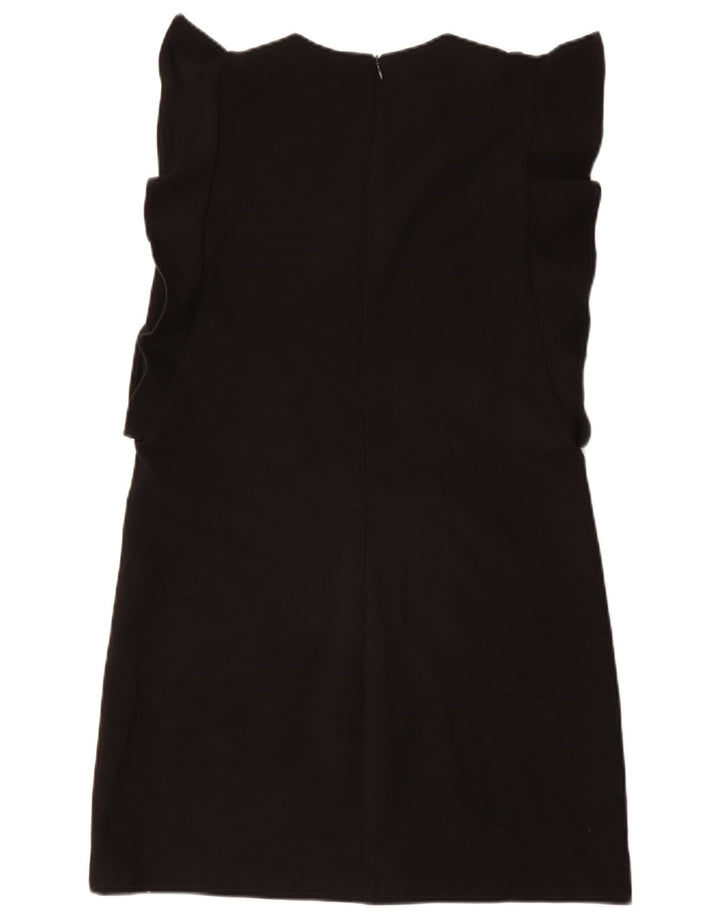 ZARA Robe fourreau sans manches pour femme UK 12 Noir moyen
