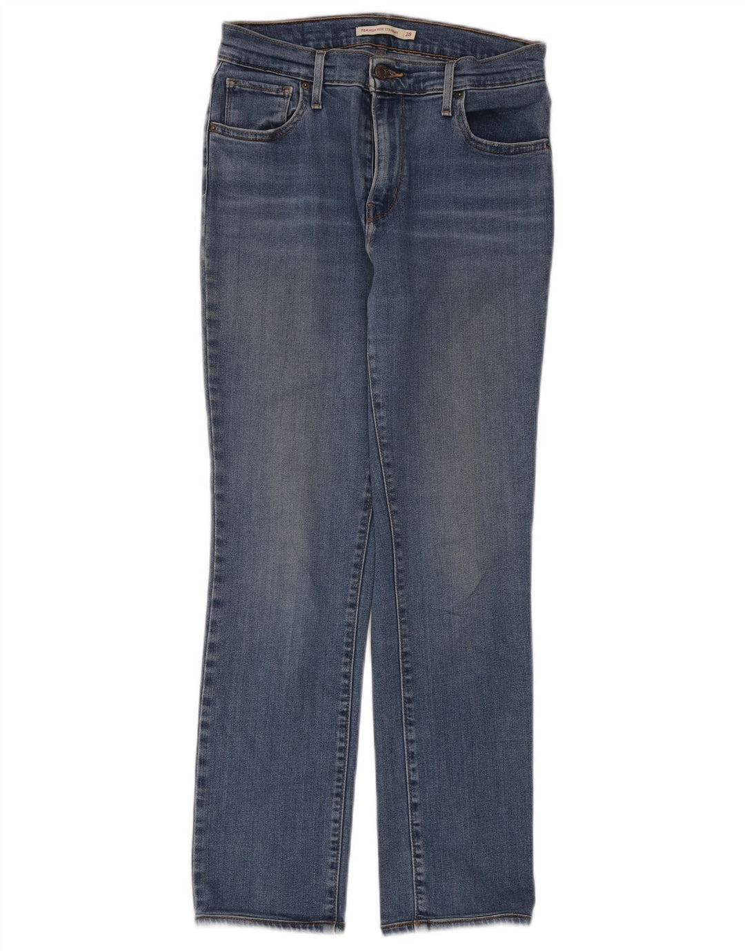 Levi's Jean Droit 724 Taille Haute Femme W28 L28 Bleu