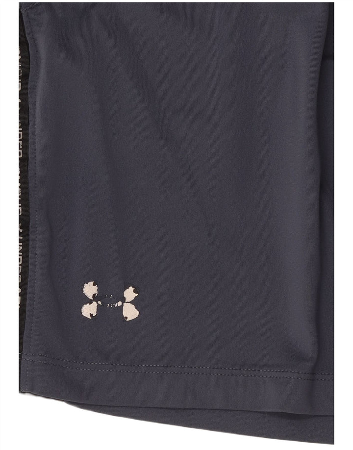Under Armour Short de Sport Graphique Homme Gris Colorblock Polyester