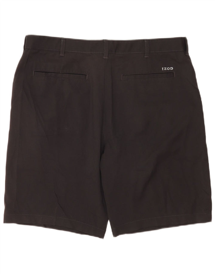 Izod Short Chino Homme W36 Grand Noir Polyester