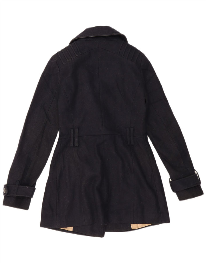 TOPSHOP Caban Femme UK 6 XS Bleu Marine Laine