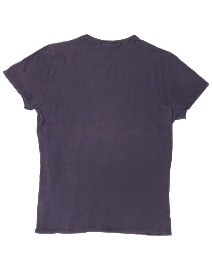 Lacoste T-Shirt Homme Bleu Marine Moyen Coton