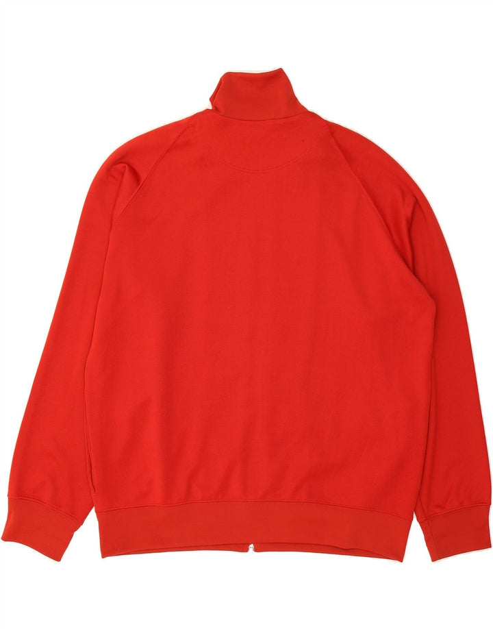 NIKE Mens Tracksuit Top Jacket UK 45/47 XL Red Colourblock Polyester Vintage Nike and Second-Hand Nike from Messina Hembry 