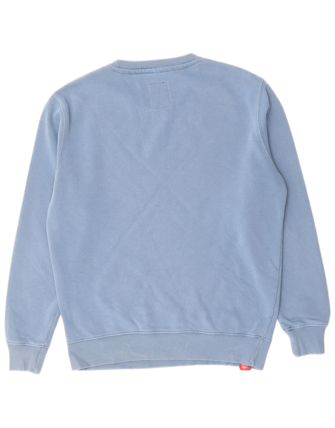 Alpha Industries Sweat-Shirt Graphique Homme Bleu Moyen Coton