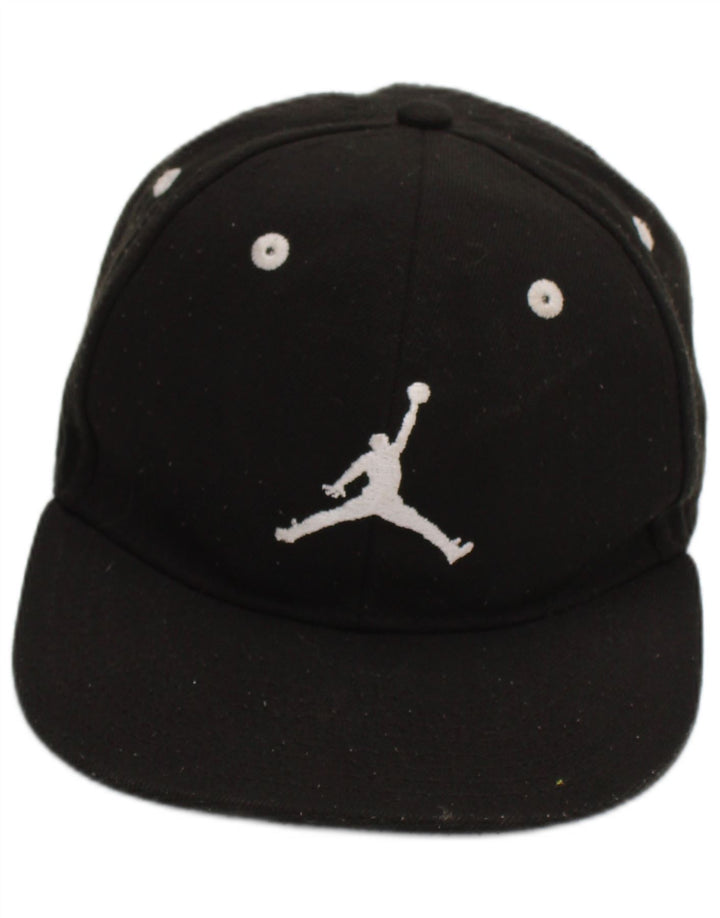 Casquette de baseball graphique Jordan pour garçon, taille unique, noir, polyester