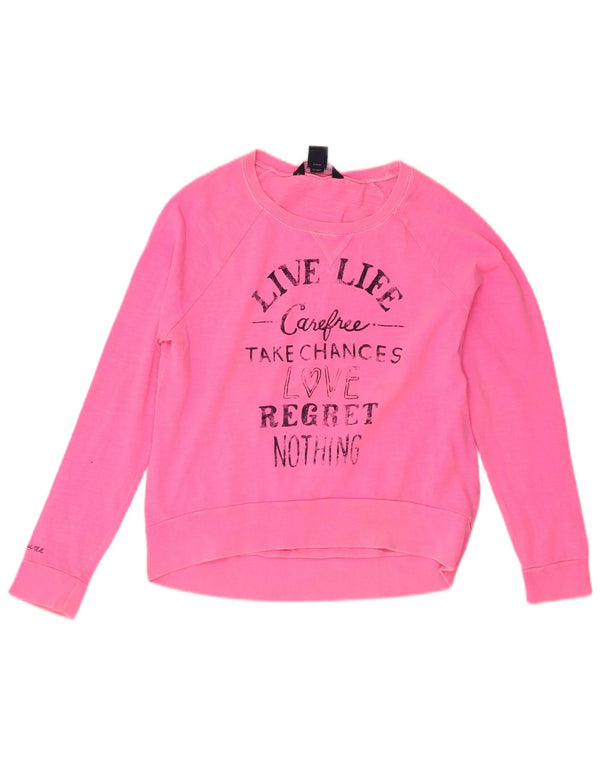 Ralph Lauren Sweat-shirt graphique pour fille 13-14 ans Grand rose en coton