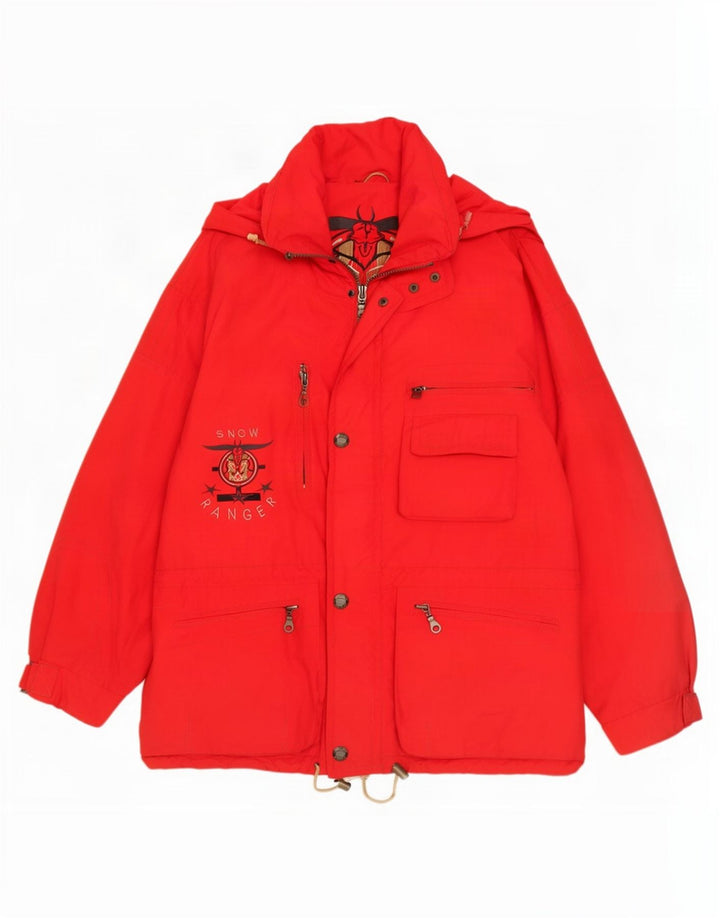 veste utilitaire homme vintage IT 54 2XL Polyamide Rouge