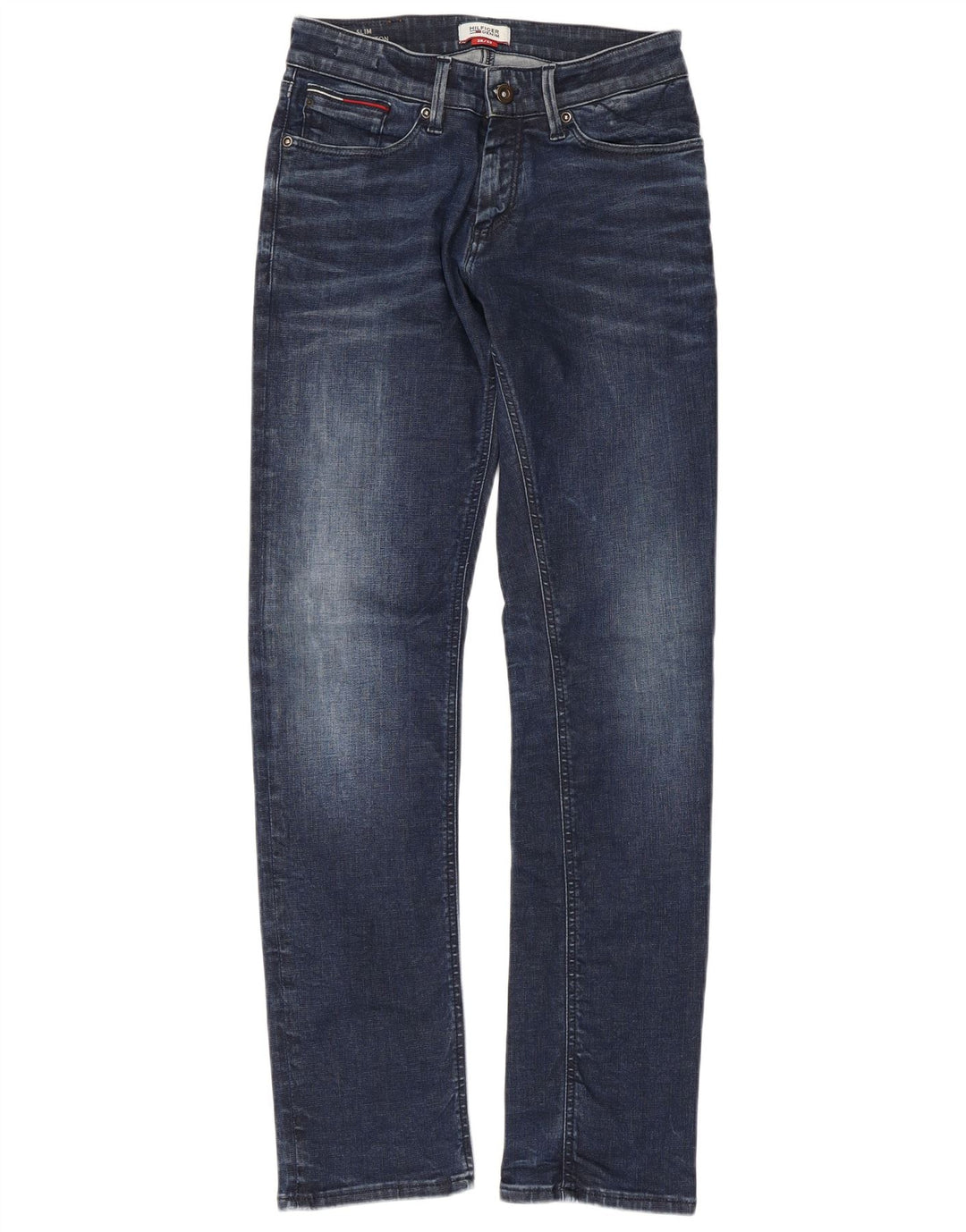 TOMMY HILFIGER Jean Slim Scanton Homme W28 L32 Bleu Marine Coton