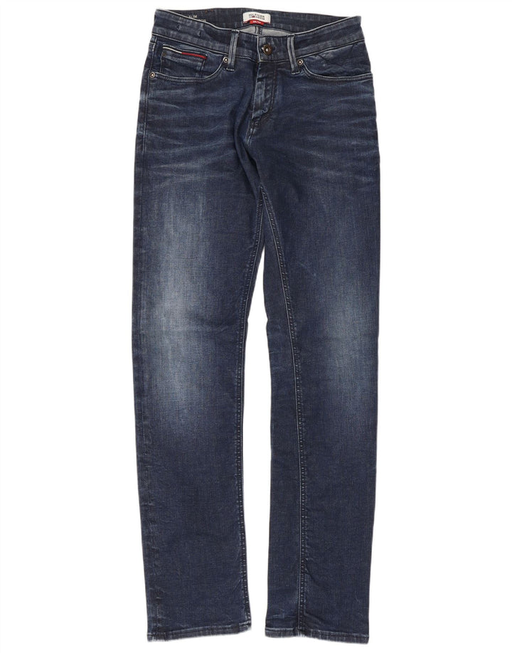 TOMMY HILFIGER Jean Slim Scanton Homme W28 L32 Bleu Marine Coton