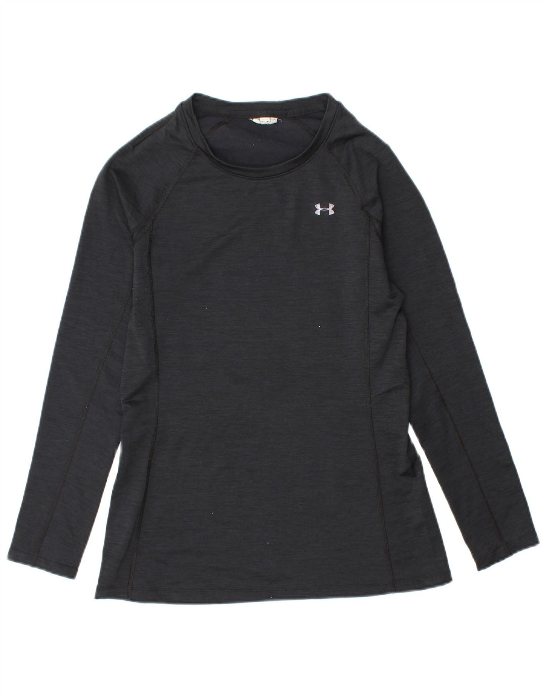 UNDER ARMOUR Haut à manches longues pour femme UK 12 Medium Noir