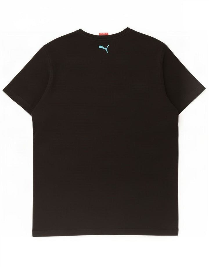 Puma T-Shirt Graphique Homme Noir Moyen Coton