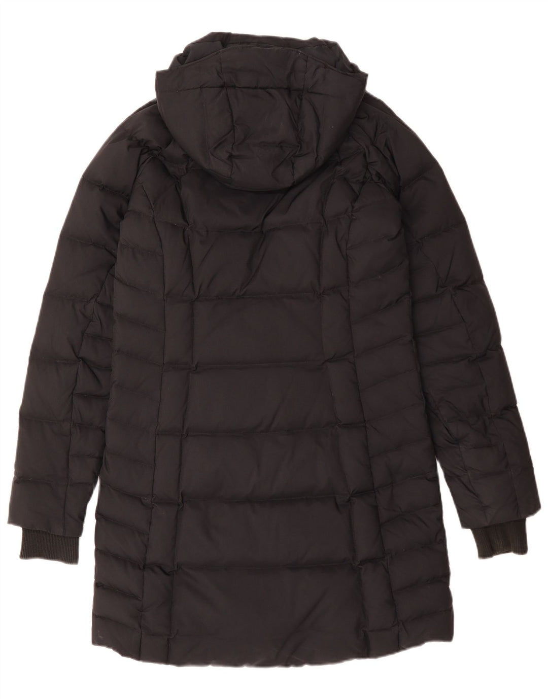 COLUMBIA Manteau rembourré à capuche Omni-Shield pour femme UK 14 Nylon noir moyen