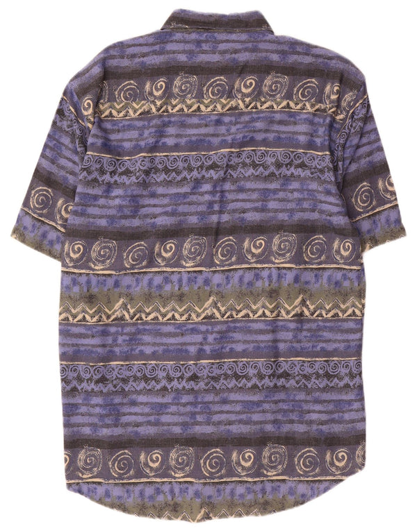St. Bernard Chemise à Manches Courtes Homme Viscose Géométrique Multicolore Moyen