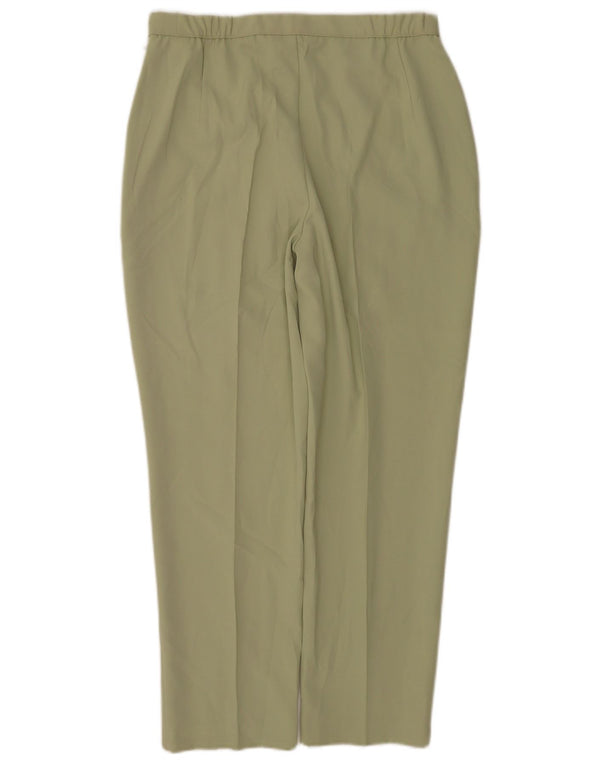 Marks & Spencer Pantalon décontracté fuselé pour femme UK 14 Large W32 L27 Vert