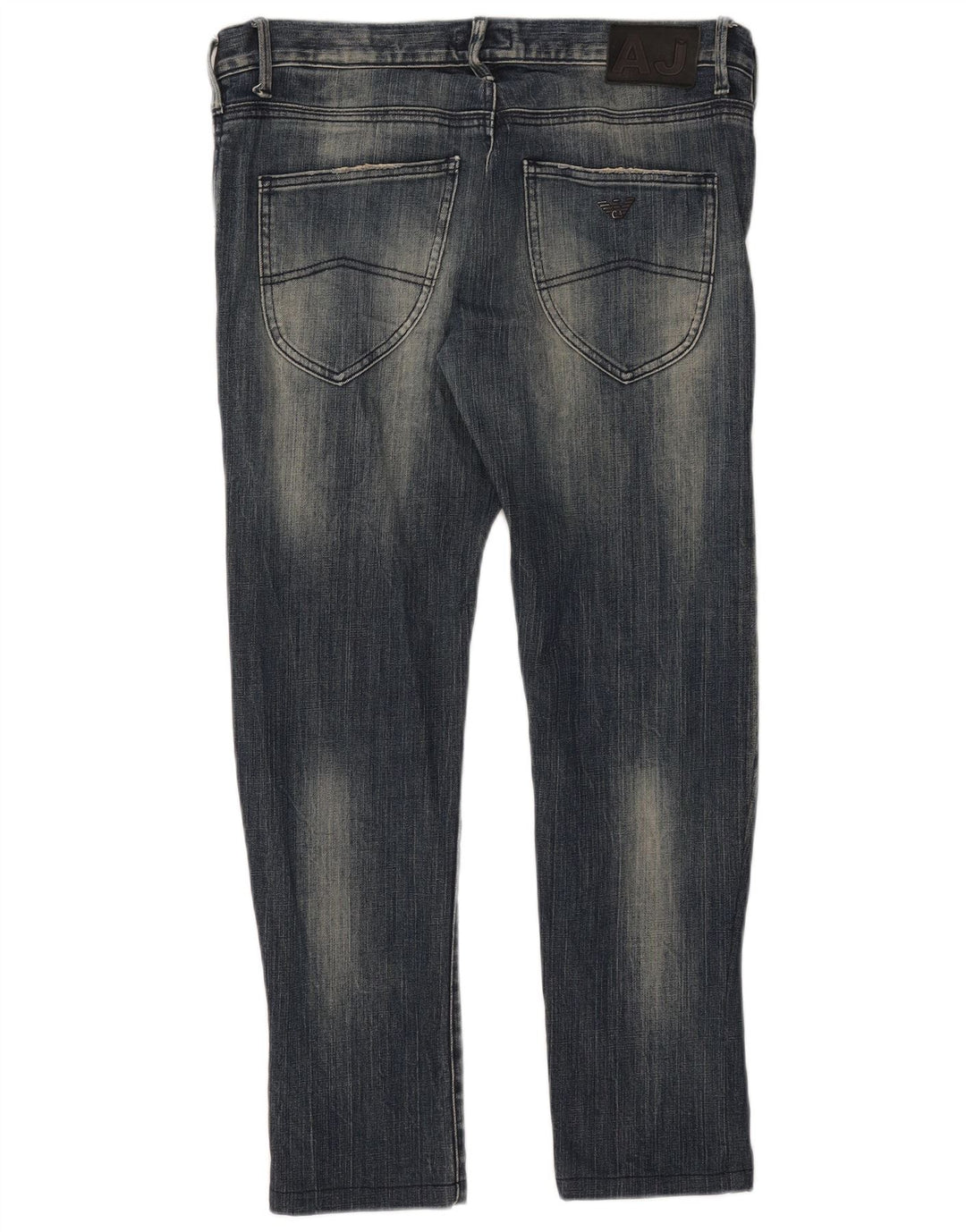 Armani Jeans Slim W33 L28 Bleu Coton Homme