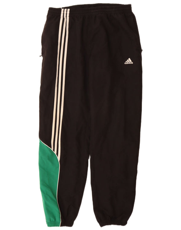 ADIDAS Pantalon de survêtement pour homme UK 44/46 Large Noir Colourblock