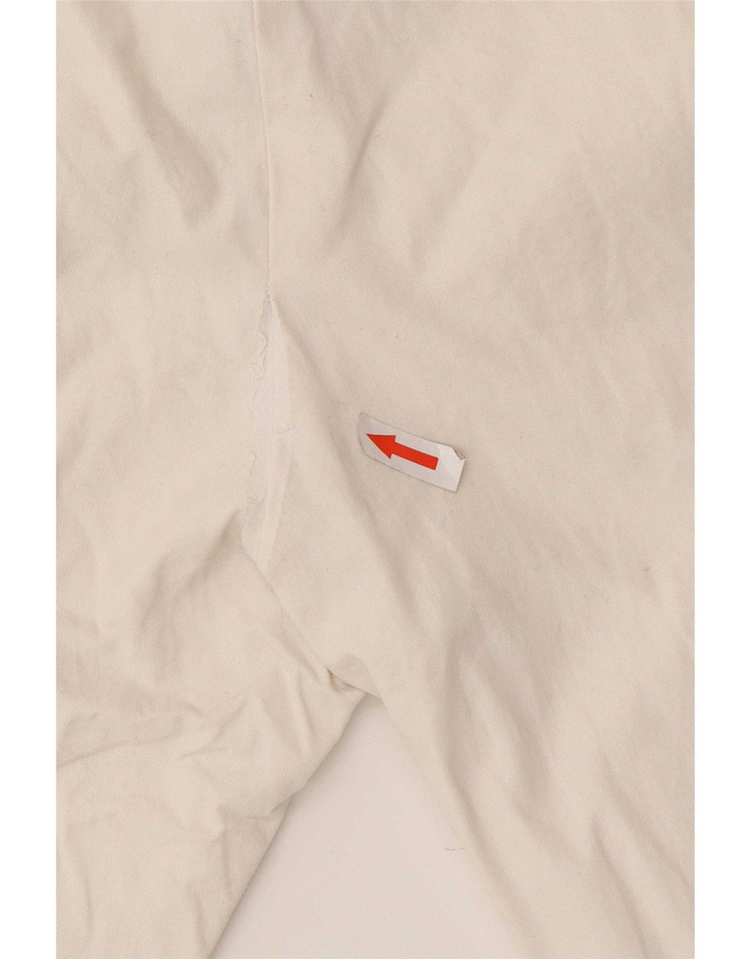 Pantalon Chino Slim Femme Zara Moyen W32 L30 Coton Blanc